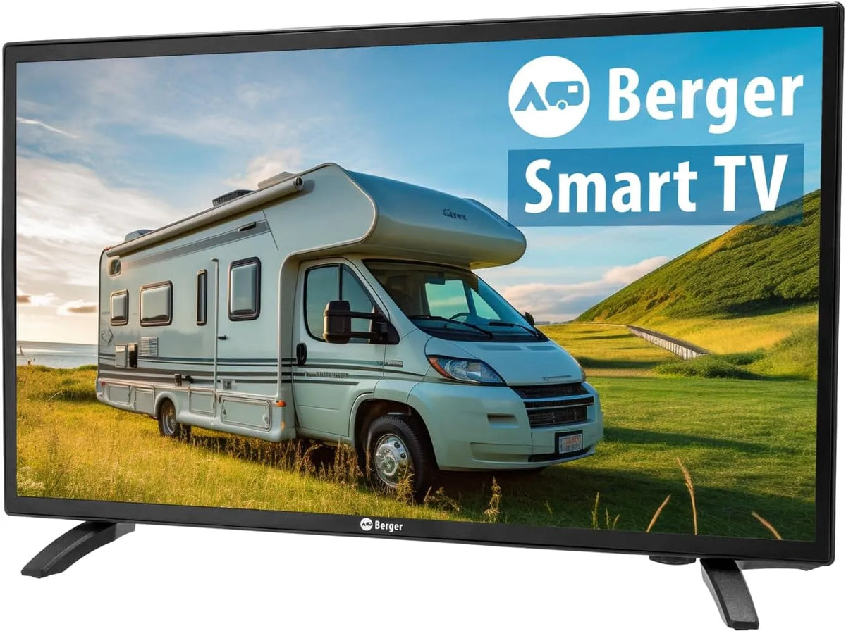 BERGER, Televizory, 12V TV motorhouse Classiq 24, Černá, 12V, 24V, 1366 x 768, Full HD