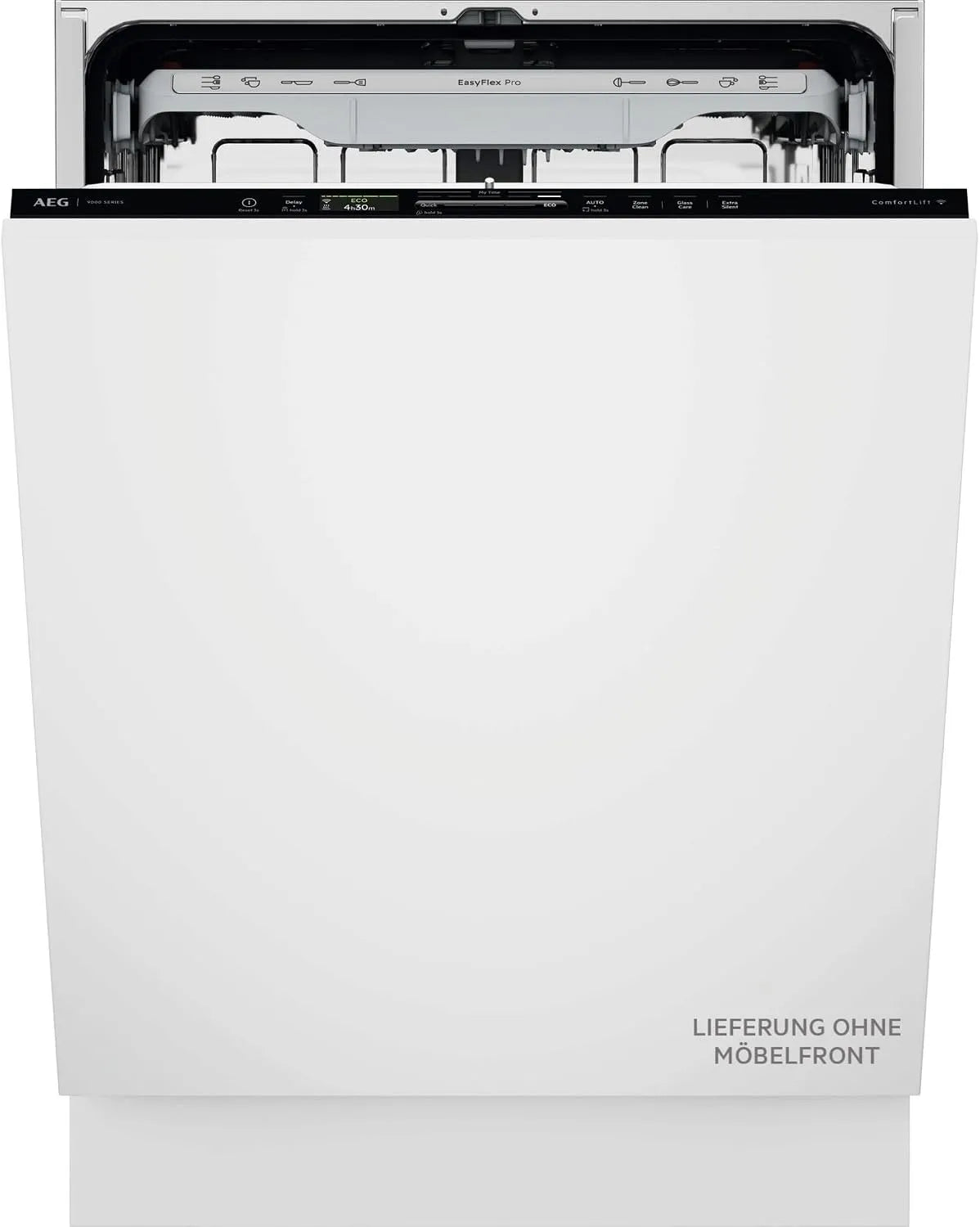 AEG GI9700X4PC, Myčky nádobí, 60 cm, 9000 WiFi myčka plně integrovaná 60 cm, funkce zvedání, Stříbrná, 9000 W, 9700X4, 5 cm