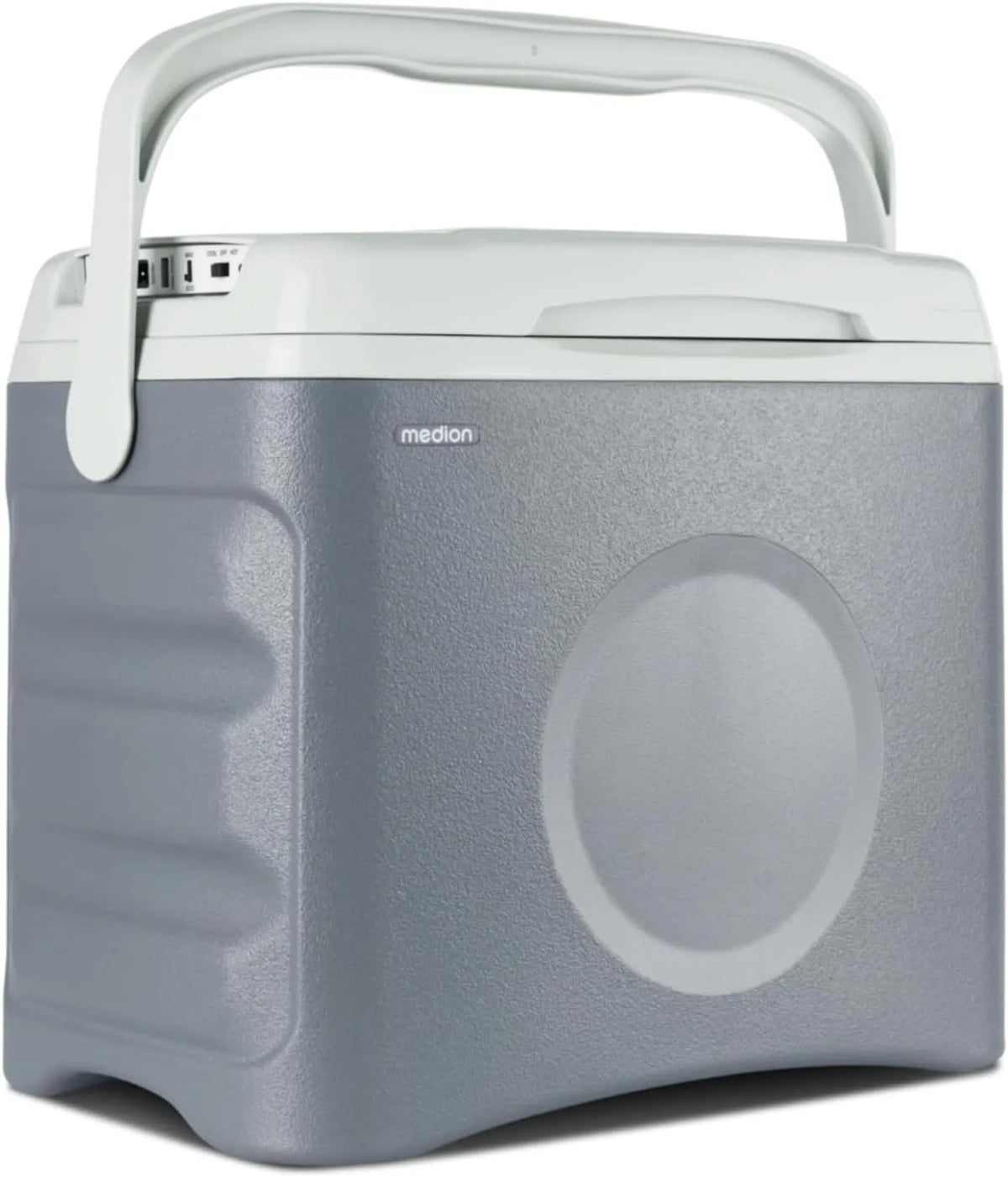 MEDION MD10735, Chladničky, Termoelektrické chlazení, 25 L, Chlazení a vytápění, šedá, 12 V, 230 V, 39 × 24 × 26 cm