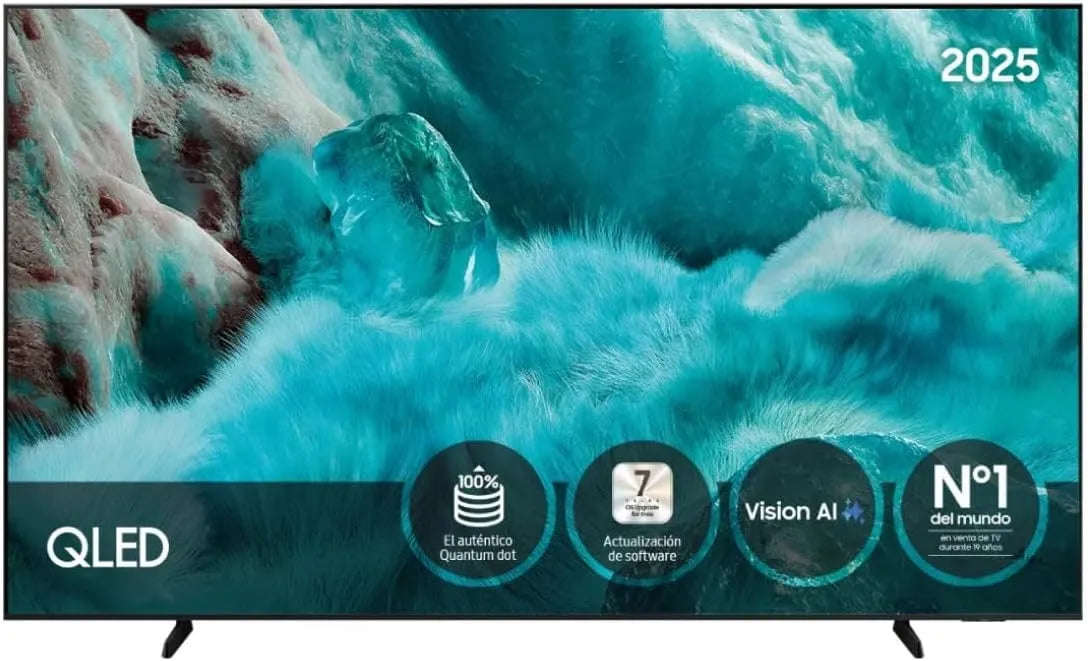 Samsung, Televizory, QLED Q7F 4K Smart TV s Vision AI, barevný objem s Quantum Dot a více než 500, Černá, QLED, 4K
