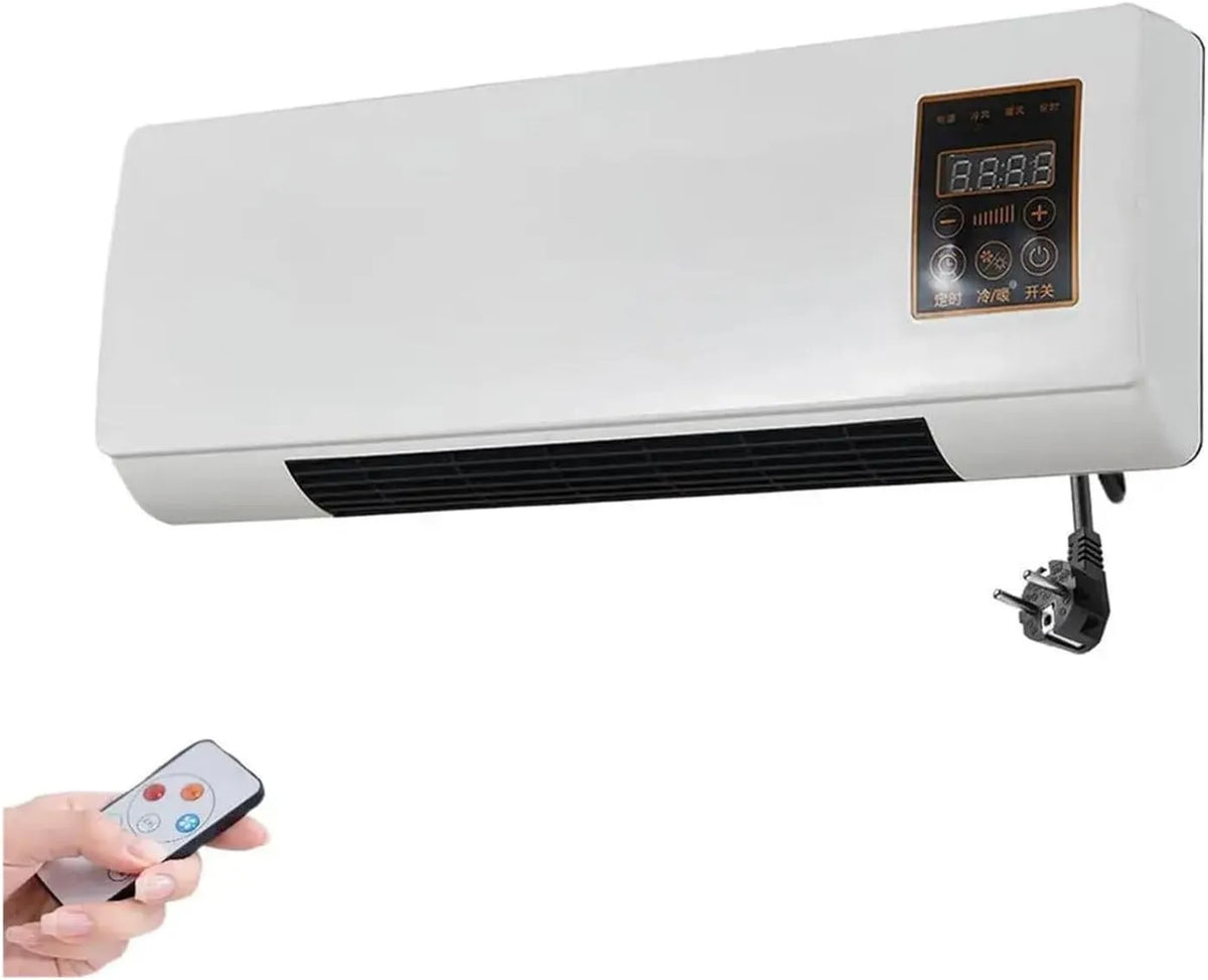 WVYHLAMRC, Klimatizace, Wall- klimatický ventilátor dálkové ovládání obývací pokoj, Bílá, 56 x 20 x 12, 5 cm, 220V, 1200 W