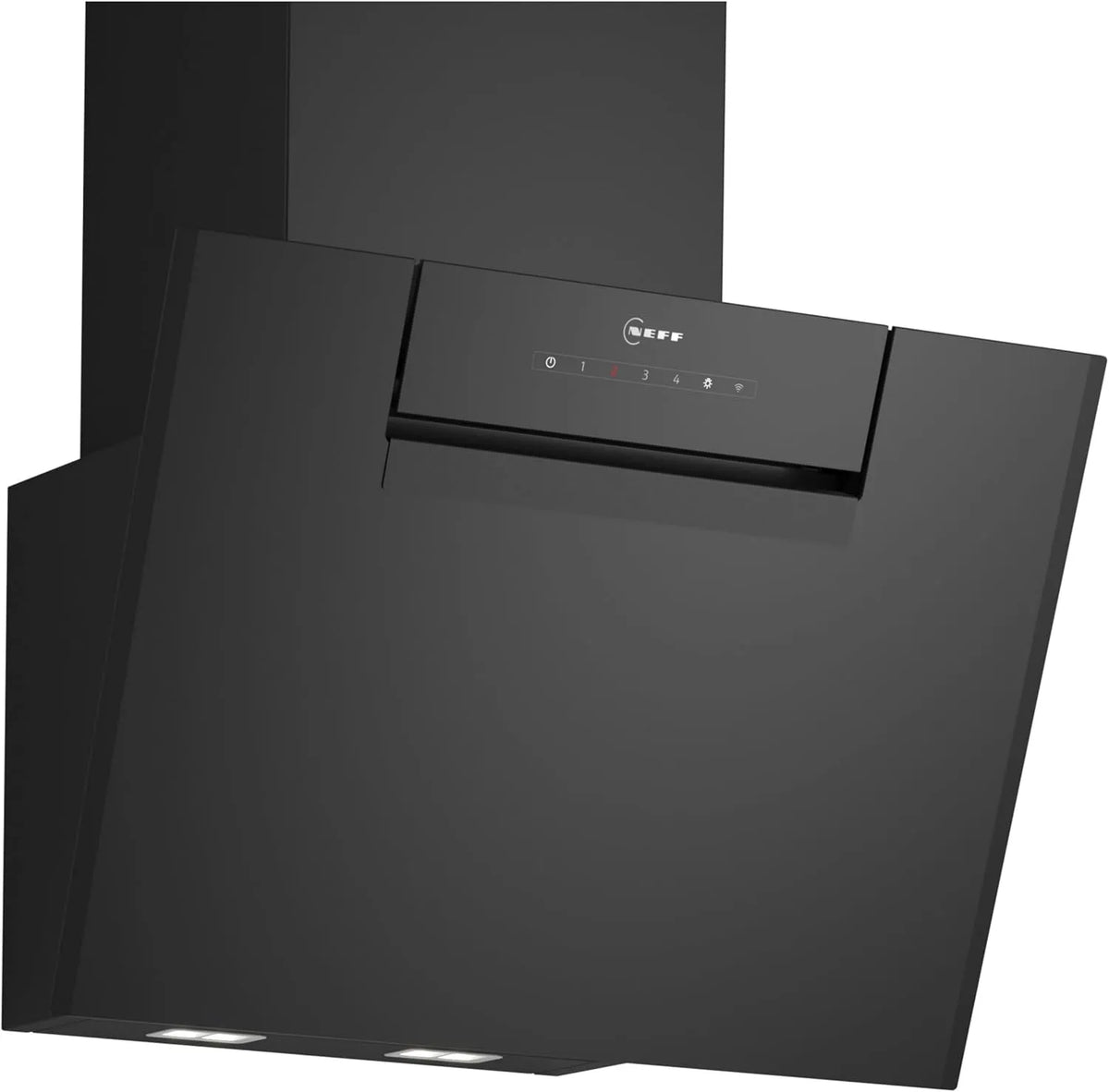 Neff D65IFN1S0, Nástěnné digestoře, N 50, Smarte Wandesse Vyplňovací kapota pro montáž na stěnu, 60cm široká, Made in, Černá, 60cm
