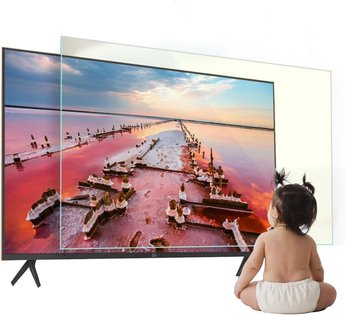 KELUNIS, Ochranné filmy na displeji, 32- 75 palců Zánět ochranný TV obrazovka ochrana film antireflexní rychlost až, Černá, 58 ', OLED, QLED