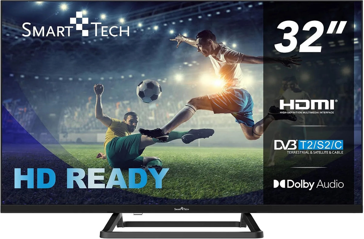 Smart Tech 32HN01V3, Televizory, TV 32 palců (80 cm) LED TV s HD- ready rozlišením, Černá, 01V, 80 cm
