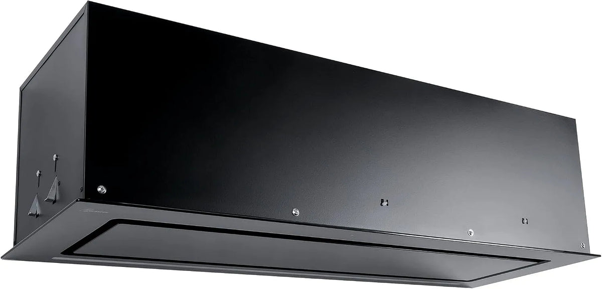 Gurari 1000m3, Moduly ventilátoru, stropní kapota GCH E 217 BL 90 Prime včetně cirkulující vzduchové soupravy, Černá, 90 cm, 6 w, 5v