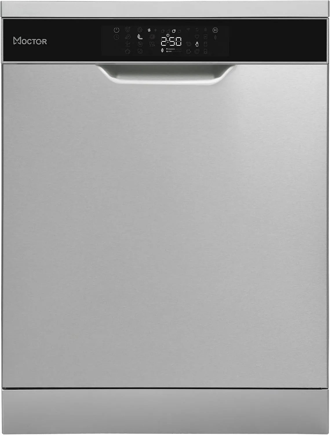 Moctor DW70014AS, Myčky nádobí, 60 cm, myčka nádobí, 14 tailor- made stropy, Chytrý provoz s WI-FI App, Turbo Sušení, Bílá, 14 ', 44 dB, 240 V
