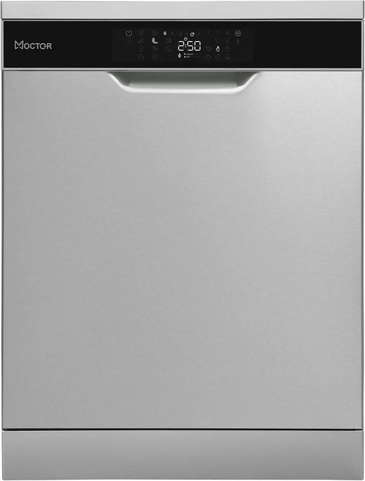 Moctor DW70014AS, Myčky nádobí, 60 cm, myčka nádobí, 14 tailor- made stropy, Chytrý provoz s WI-FI App, Turbo Sušení, Bílá, 14 ', 44 dB, 240 V