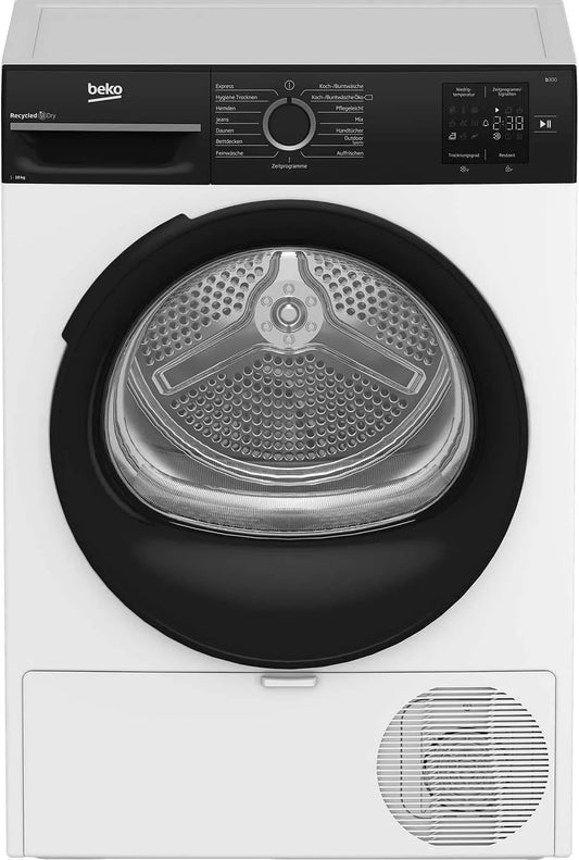 Beko BM3T30230W, Sušičky s tepelným čerpadlem, sušička oblečení, 10 kg, přední nakladač tepelného čerpadla sušička, 15 programů, Bílá, 30230W