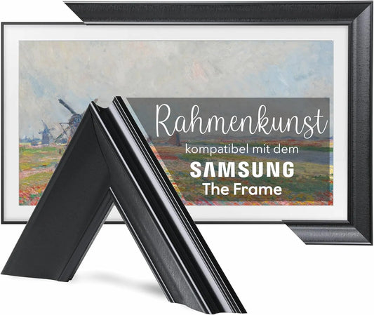TV Guard 75-Zoll-TV-Rahmen, Ochranné prvky obrazovky TV, 75palcový TV rám pro Samsung Kompatibilní rámeček & Pro, Moderní černá, vhodný, Černá