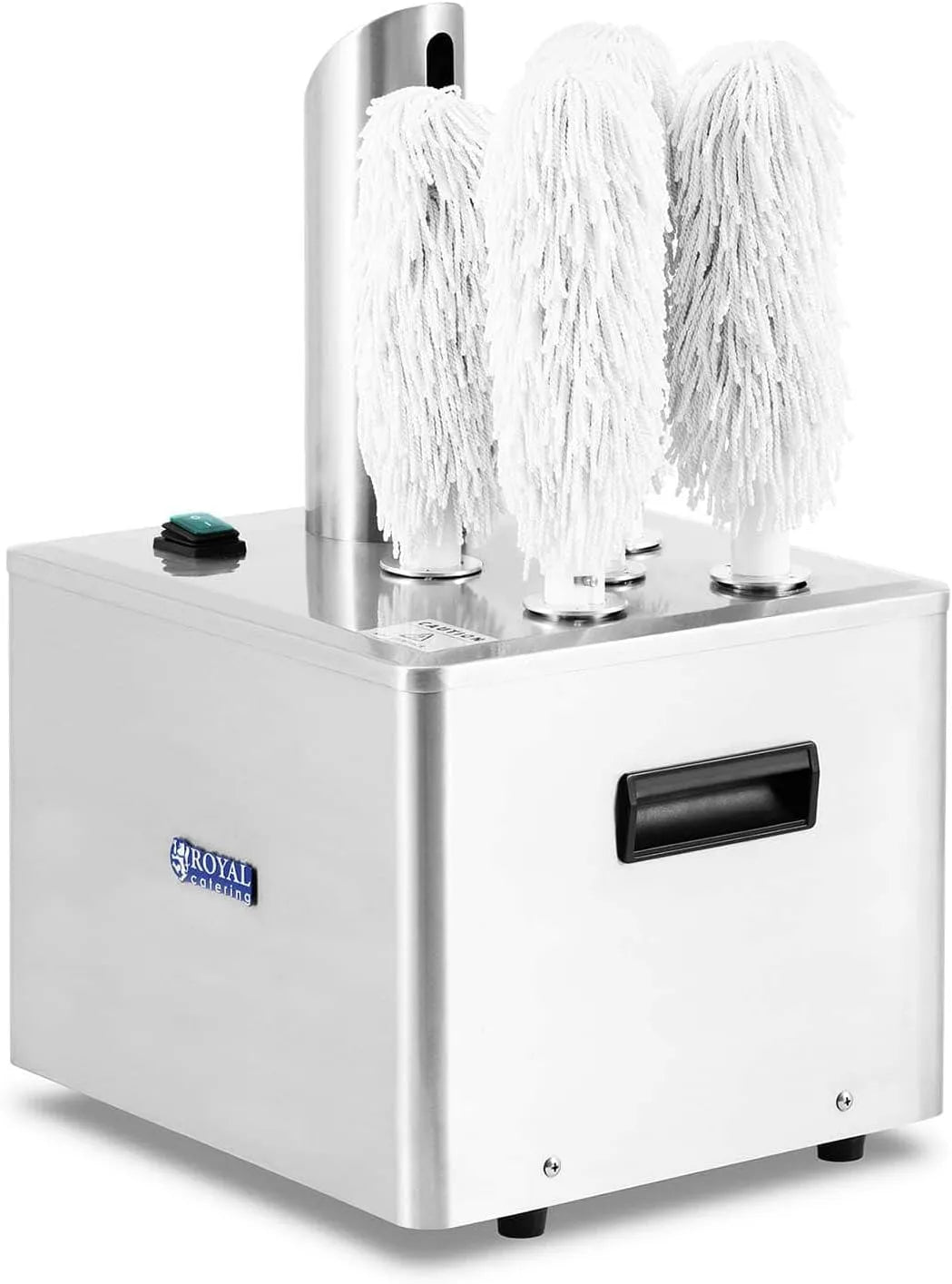 Royal Catering RCGP-2.0, Skleněné vložky do vody, Skleněný lešticí stroj 5 lešticí hlavy 1320 W 330 brýle / h skleněný lešticí, Průhledná, 5 l