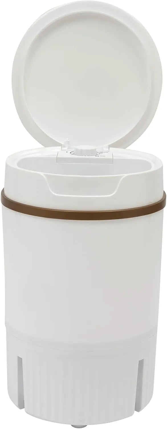 Kazafa IPX4, Přenosné pračky, Mini pračka, 4.5L přenosná pračka s sušicím košem, stupeň odolnosti proti vodě, Bílá, 4.5L, 260 W, 1, 19 g, 76 l