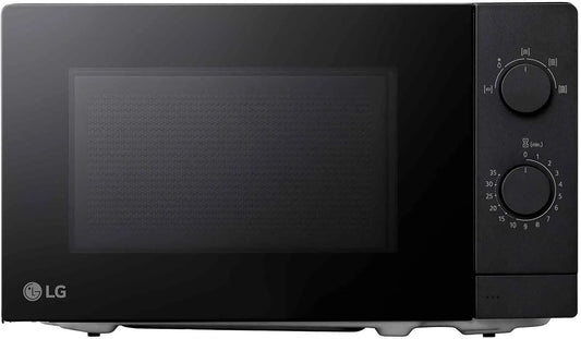 LG MS2082F, Samostatné mikrovlnné trouby, sólo mikrovlnná trouba s výkonem 700 W, 20 L, šířka 439 mm. Intuitivní, Černá, 700 W, 439 mm