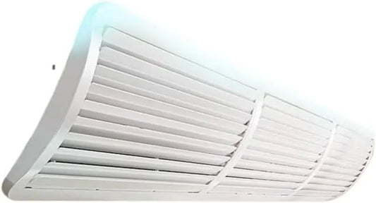 ZYSLXHOCZ, Klimatizace náhradní díly a příslušenství, Centrální klimatizace, čelní sklo, výstupní stěna ventilace, protipřímočará, Bílá, 60cm