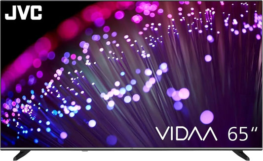 JVC LT-65VD3555, Televizory, TV 65 palců Smart TV VIDAA 4K TV UHD, HDR TV s Dolby Vision a integrovaným, Černá, 65V, 4K, 164 cm