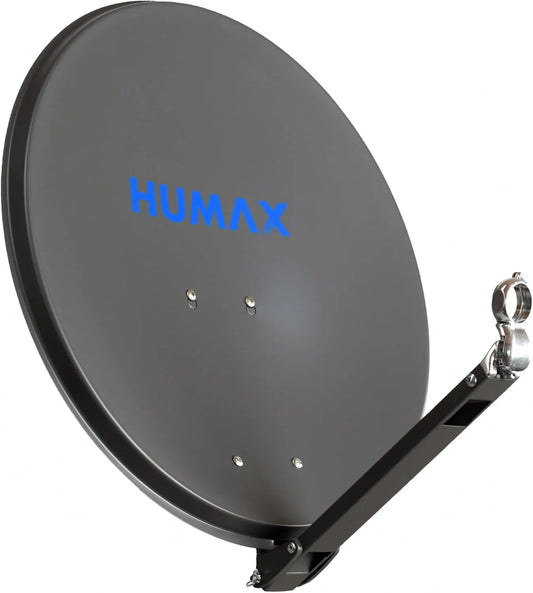 HUMAX, TV a domácí kino, Digital Professional 90 cm satelitní zrcadlo, satelitní anténa s podpěrou pro, antracit, 90 cm, 4K, 40 mm, 28 kg