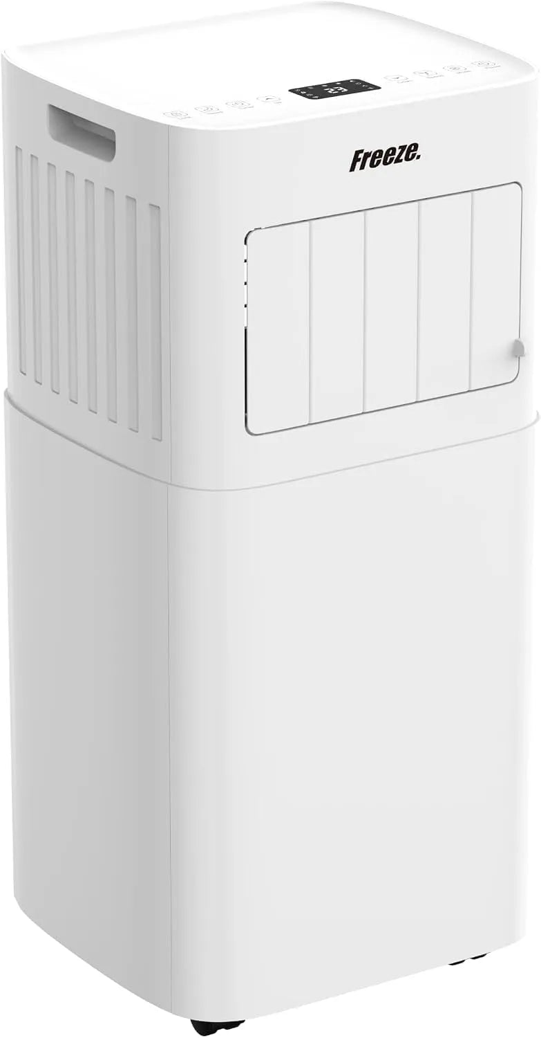 FREEZE., Mobilní klimatizace, devět 9000BTU Mobilní klimatizace bílá - Monoblock vzduchový kondicionér s LED, Bílá, 9000BTU