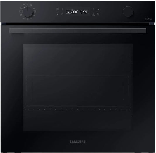 Samsung NV7B41307AK/U1 NV7B41307AK, Trouby, / U1 Pyrolýzní pekárenský nábytek černá sklo - Série 4, Černá / stříbrná, 76 l, 25W
