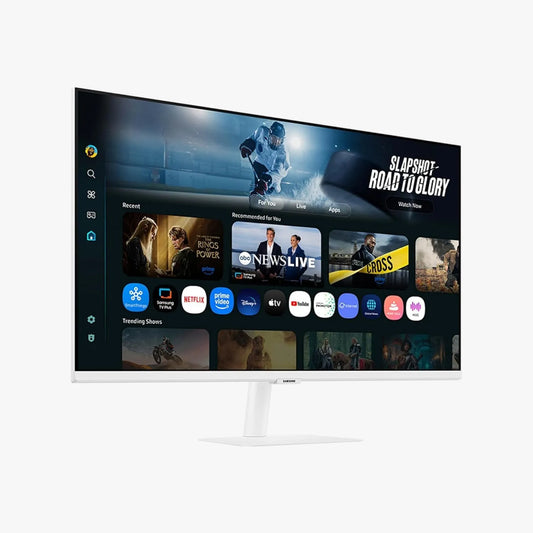 Samsung M70F, Monitory, 32 'Smart Monitor M7 ( ) 4K UHD displej s Vizí AI, Smart TV Apps, Gaming Hub, Bílá, 32 ', 4K, 81.28 cm