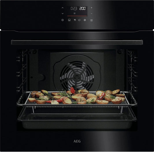 AEG TU5PB40WPK, Trouby, Built- in Pečení Pečivo, Series 5 Ring Hot Air: Jednotné výsledky vaření na 3, Černá, 40W, 50W