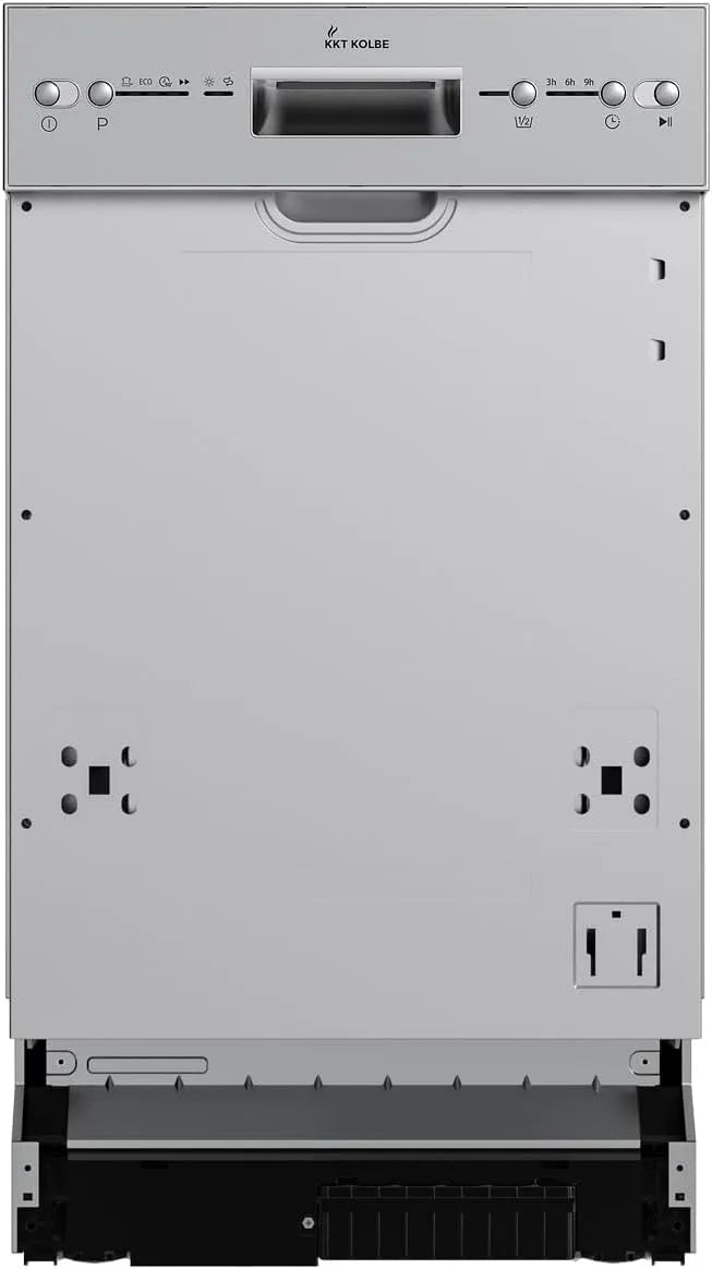 KKT KOLBE DW4504ED, Myčky nádobí, 60 cm, Semi- integrovaná myčka, 45 cm, Stříbrná