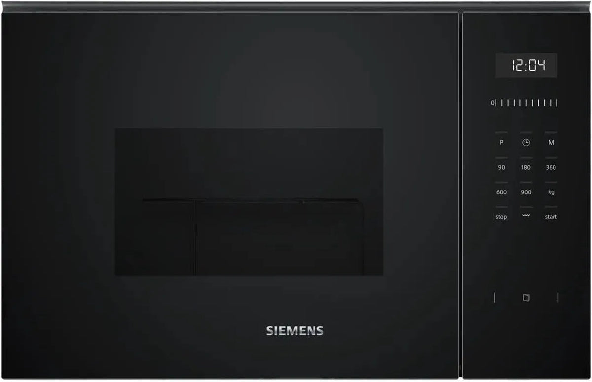 Siemens iQ500 BE555LMB1, Mikrovlnné trouby s grilem, budova v mikrovlnné troubě 59 x 38 cm Černá nerezová ocel, Černá / stříbrná, 59 x 38 cm
