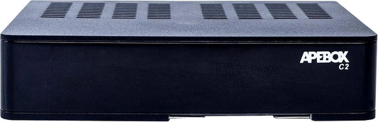 APEBOX 1xDVB-T2/C DVB-T2/C, Rozhlasové přijímače DVB-T a DVB-T2, DVB-S2X C2 4K UHD 2160p Combo Satellite DVB- S2X & DVB-T2 / C Multistream, Černá