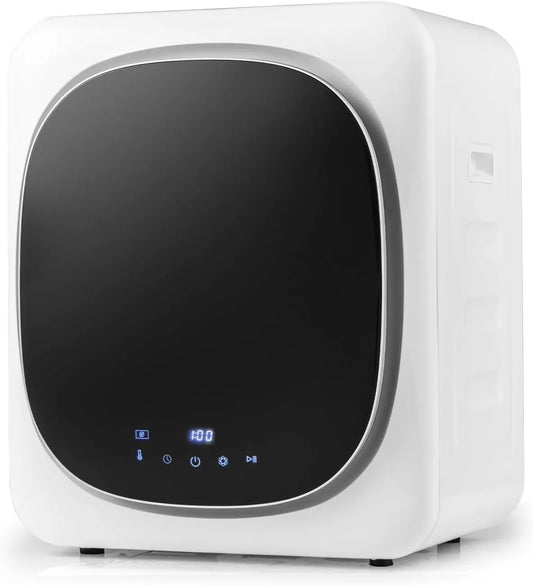 FANTASK, Odvětrávací sušičky, Mini sušička na oblečení 800W s dezinfekcí a deodorací a ochranou proti přehřátí, Bílá, 800W, 5 kg