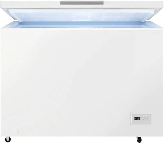 Zanussi ZCAN31FW1, Truhlicové mrazničky, mrazák, kapacita 308 litrů, 3 koše, invertor kompresor, rychlé zmrazení, LCD, Bílá, 308 l, 21 kg