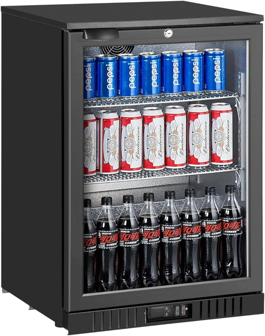 METRO Professional GBC3001, Chladicí lahve, METRO Profesionální nápoje Lednice, kov / sklo, 60 x 53 x 86, 5 cm, 127 L, s, Černá