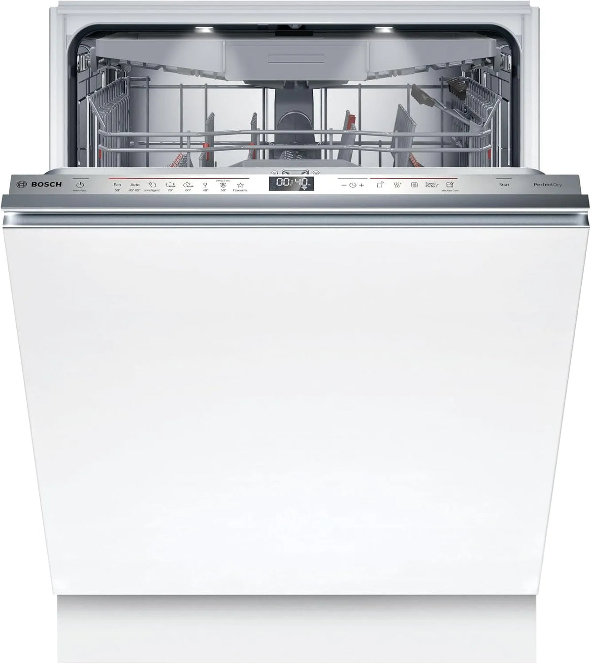 Bosch SMV6ZCX16E, Myčky nádobí, 60 cm, myčka nádobí řady 6, plně integrovaná myčka nádobí s příbory zásuvka, Home, Stříbrná