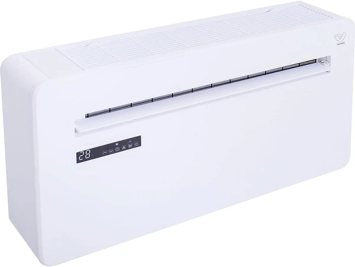 Voltman, Tepelná čerpadla, Tepelné čerpadlo vzduchu Kondicionér Monoblock uvnitř WLAN KUB-E + 8000BTU, Černá, 8000BTU, 48 dB