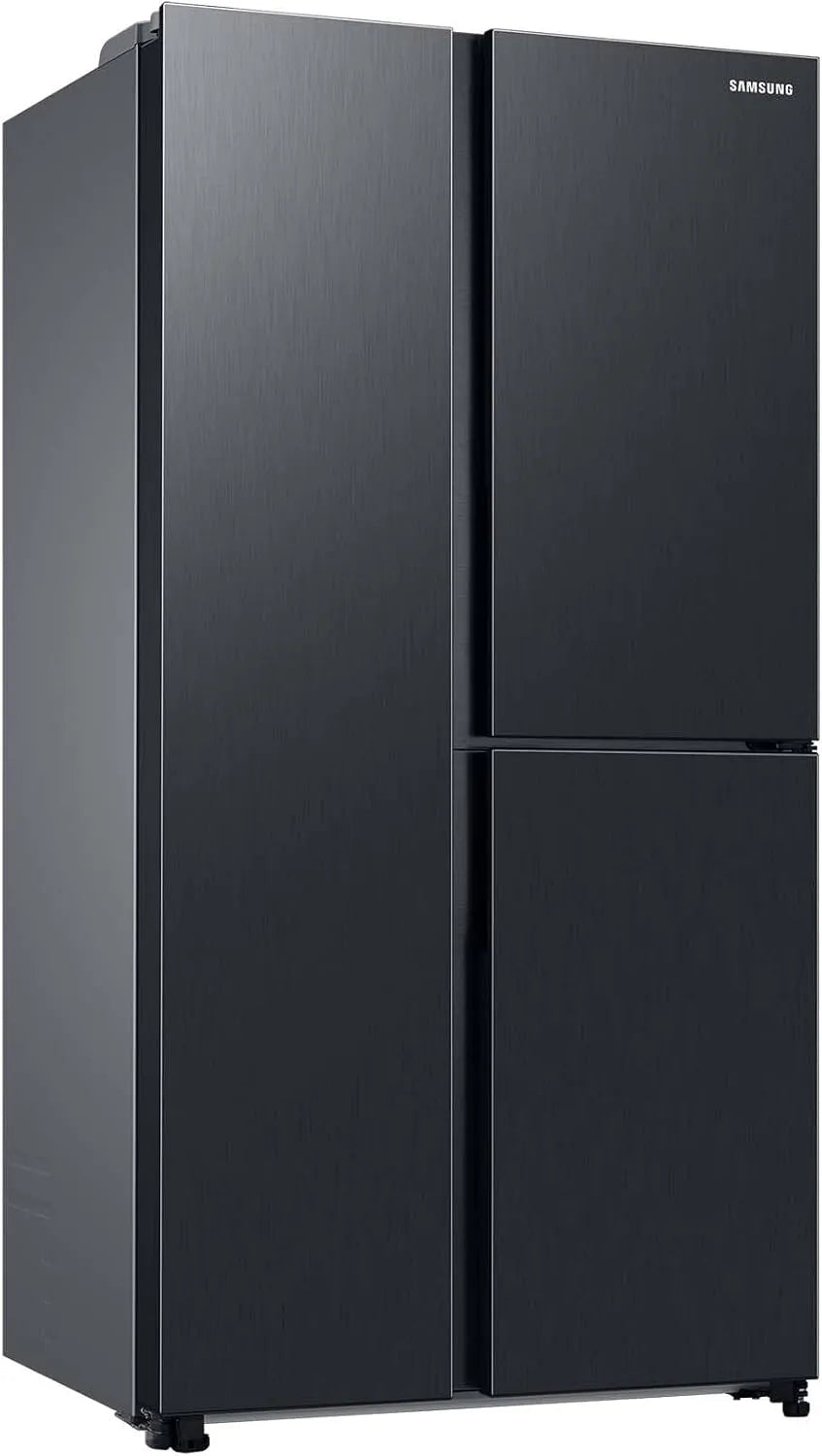 Samsung RH6ACG892DB1EG, Kombinované chladničky s mrazákem, boční lednice s mrazákem, 178 cm, 645 l celkový objem, 242 l mrazící díl, AI, Černá
