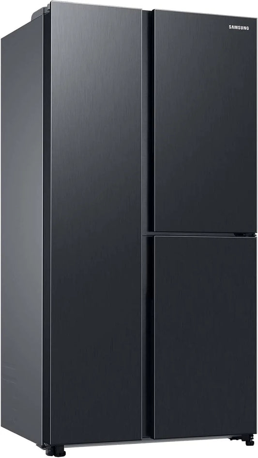 Samsung RH6ACG892DB1EG, Kombinované chladničky s mrazákem, boční lednice s mrazákem, 178 cm, 645 l celkový objem, 242 l mrazící díl, AI, Černá