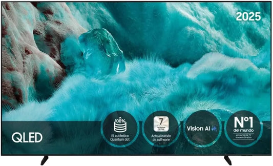 Samsung, Televizory, QLED Q7F 4K Smart TV s Vision AI, barevný objem s Quantum Dot a více než 500, Černá, QLED, 4K