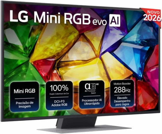 LG 55MRGB86B6A, Přenosné televizory, TV (2026) 55- palcový Mini LED 4K, Černá, Mini LED, 4K, 55 kg