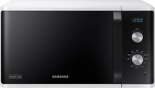 Samsung MG23K3614AW/ET MG23K3614AW, Mikrovlnné trouby s grilem, / ET Mikrovlnná trouba, volně stojící, Dual Dial / ET, Crunch cooking, Bílá, 800 W