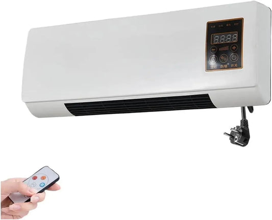 WVYHLAMRC, Klimatizace, Wall- klimatický ventilátor dálkové ovládání obývací pokoj, Bílá, 56 x 20 x 12, 5 cm, 220V, 1200 W
