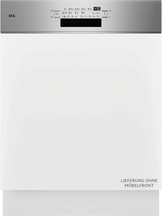 AEG GT8200A2SCM, Myčky nádobí, 60 cm, Částečně integrovaná 8000 myčka nádobí, inteligentní WiFi myčka nádobí, Stříbrná, 38 dB, 8.4L