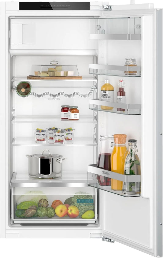 Siemens KI42LADD1 iQ500, Chladničky, budova v ledničce s mrazákem, 122.5 x 56 cm, Made in Germany, hyperFresh, Bílá, 42L, 5 x 56 cm