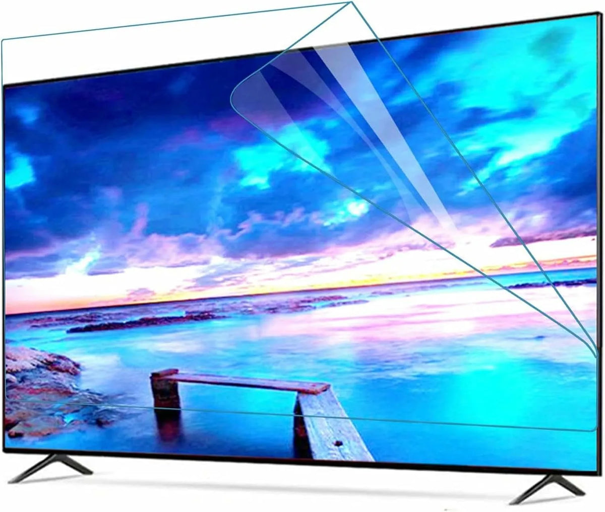 DLAZUM Hd-50in, Ochranné prvky obrazovky TV, 48-50 palcová ochrana obrazovky pro LCD obrazovky, protimodrá ochrana světla pro, Černá, 1095X616