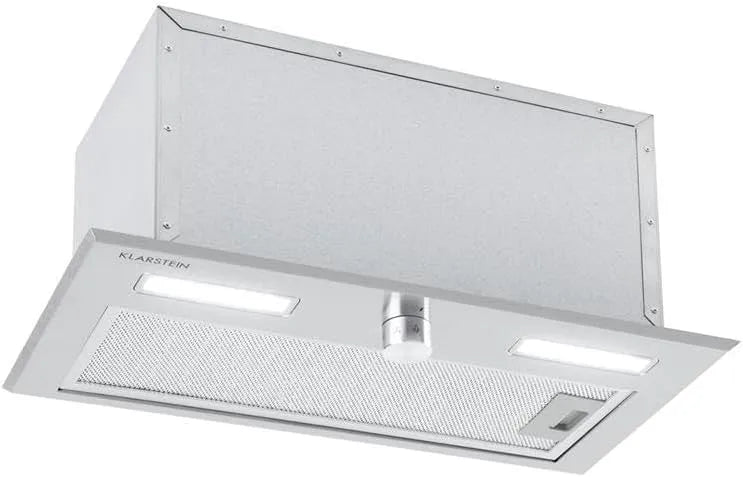 Klarstein, Nástěnné digestoře, Modul ventilátoru Simplica 52, vestavěný v kapotě, 52 cm široký, výkon výfukového, Stříbrná, 52 cm, 2 x 1, 5 W