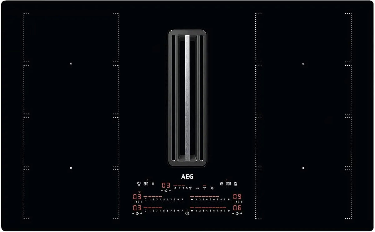 AEG CCE84779CB, Varné desky, FlexiBridge ® XT indukce výboje z kuchyně, Černá