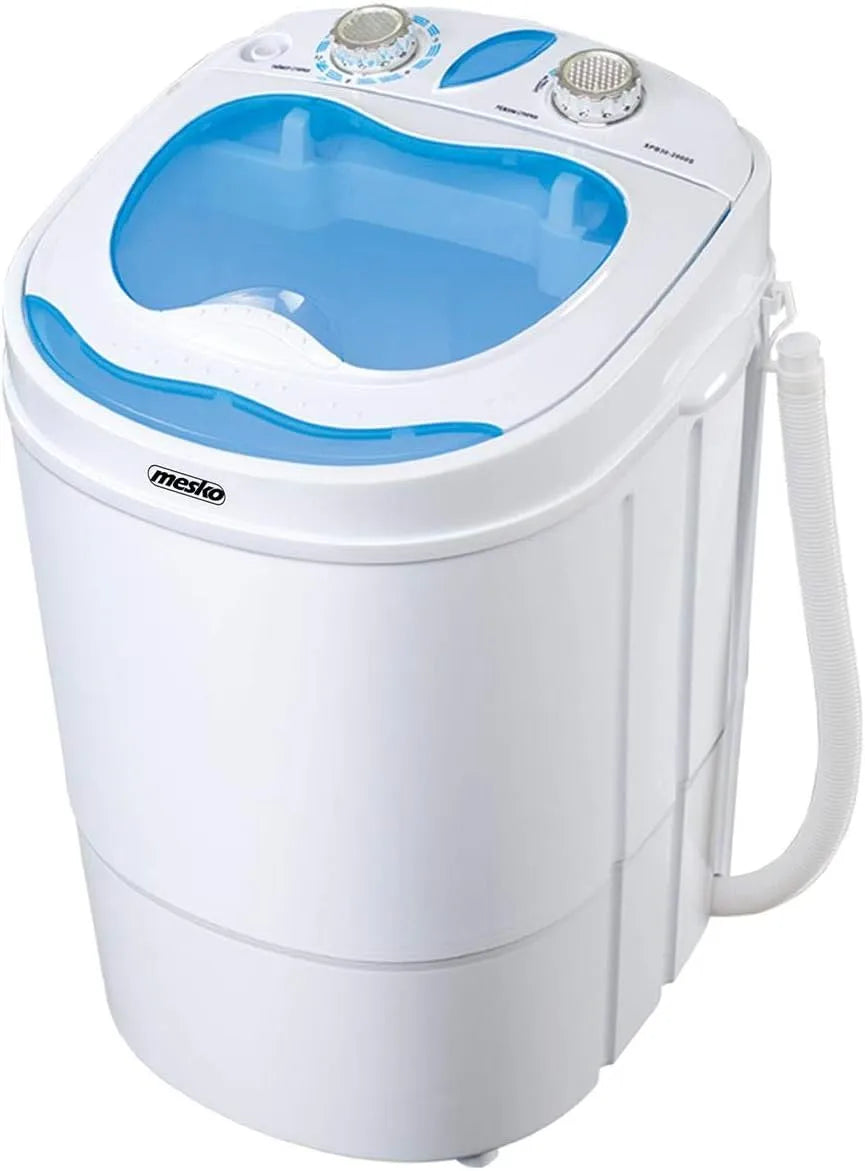 Mesko, Příslušenství pro audio a video, MS 8053 Pračka oblečení lovci pračka cestování přenosný 3kg max 580W, Bílá, 3kg, 580W