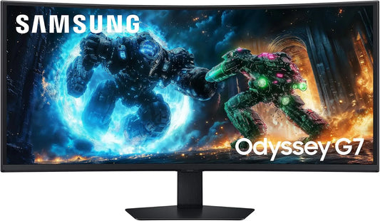 Samsung G75F, Monitory, Odyssey 40 '5K WUHD zakřivený herní monitor, 180 Hz, Černá, 40 ', 5120 x 2160, 101.6 cm