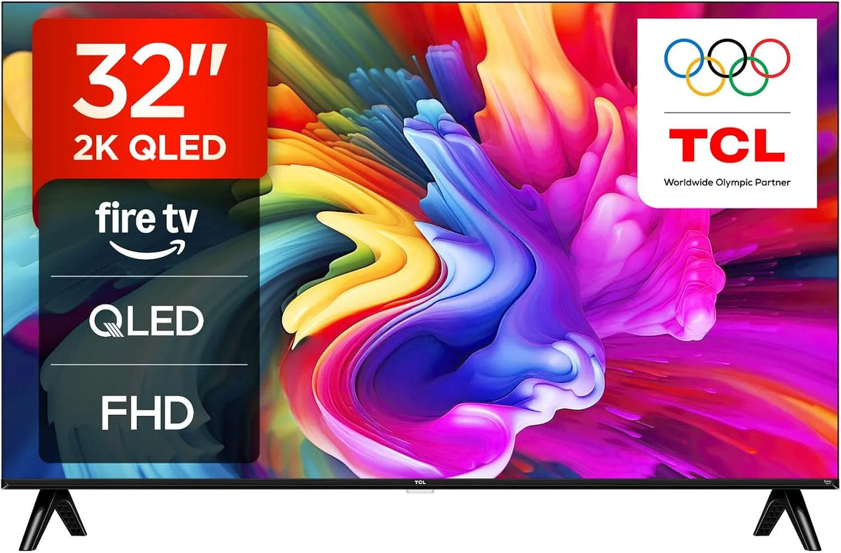 TCL 32SF560, Chytré televizory, 32 palců, Full HD Smart QLED Direct LED TV s ohnivou TV & HDR, kovový design, Černá, Full HD, QLED, 1 V, 2L