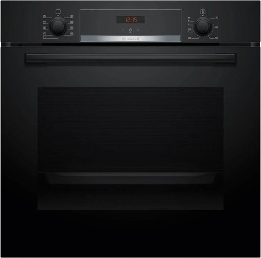 bosch TIERNAHRUNG HBA534EB3, Sporáky, Built- v troubě elektrický cirkulující vzduch 71 l černý EEK A +, Černá, 71 l, 3400 W