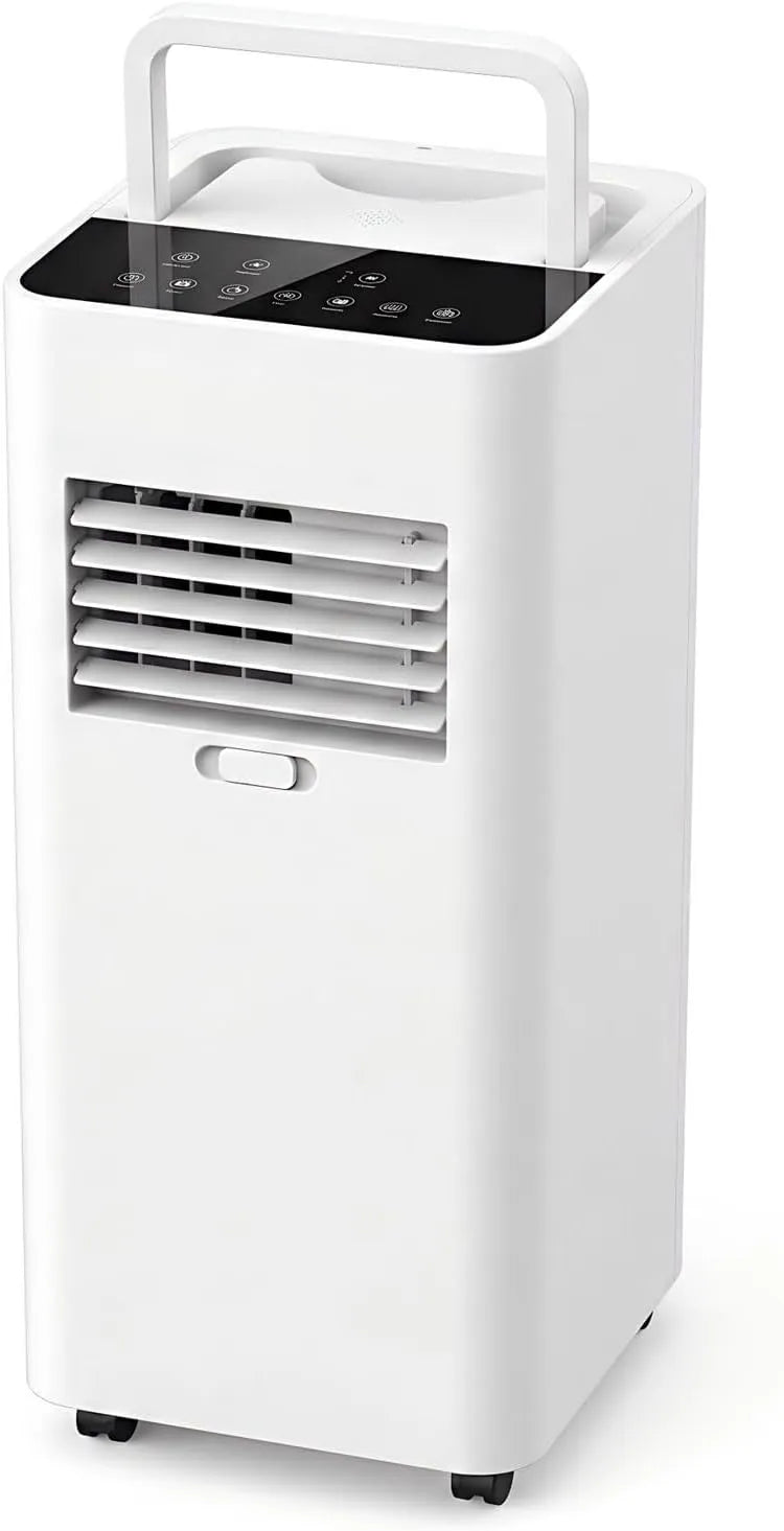 Generic, Mobilní klimatizace, 7000 BTU Přenosný AC pro 300 Sq Ft pokojů, Tichý odvlhčovač s dálkovým ovládáním, Bílá, 7000 BTU