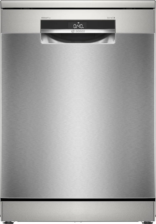 Bosch SMS6ECI15E, Myčky nádobí, 60 cm, Series 6, Myčka nádobí, Volnoběh, Domácí připojení, extra čistá zóna: intenzivní, Bílá