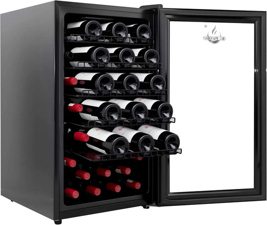 El Fuego, Nápojové chladničky, ® Lednice na víno, Černá, 98l, 41 l, 41 dB, 1 x 79