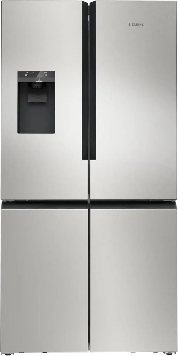 Siemens KF96IAPEA iQ500, Kombinované chladničky s mrazákem, Chytrá francouzská lednička, 183 x 90, 5 cm, 375 L chlazení & 199 L mrazení, Bílá